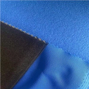 POLYESTER BREIEN VELOURS STOF MET SPONS